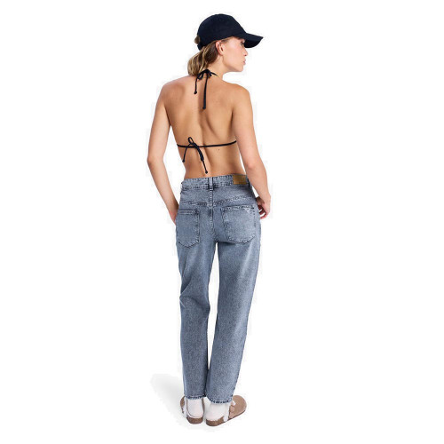 Roxy Γυναικείο παντελόνι Patti Straight Mid Grey - Straight Denim Jeans